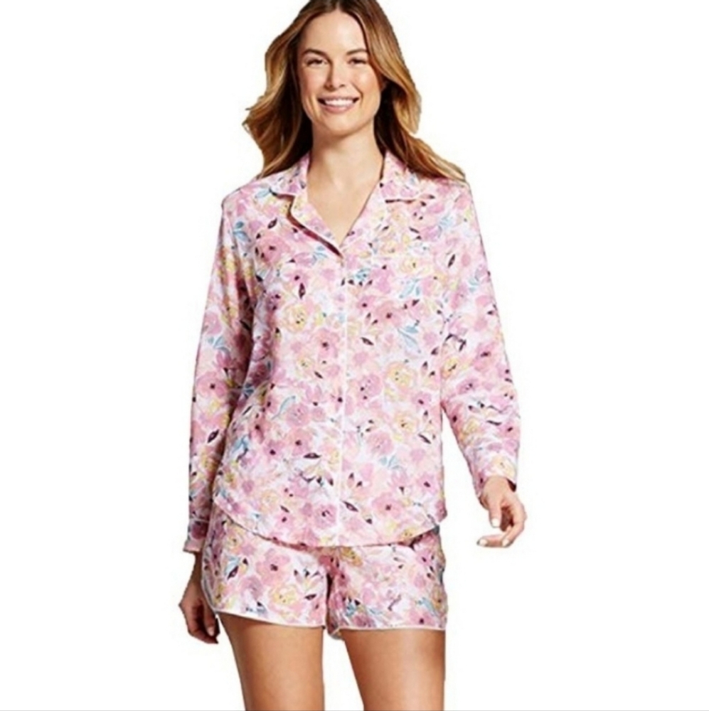 Gilligan & O'Malley Floral Pajama Set